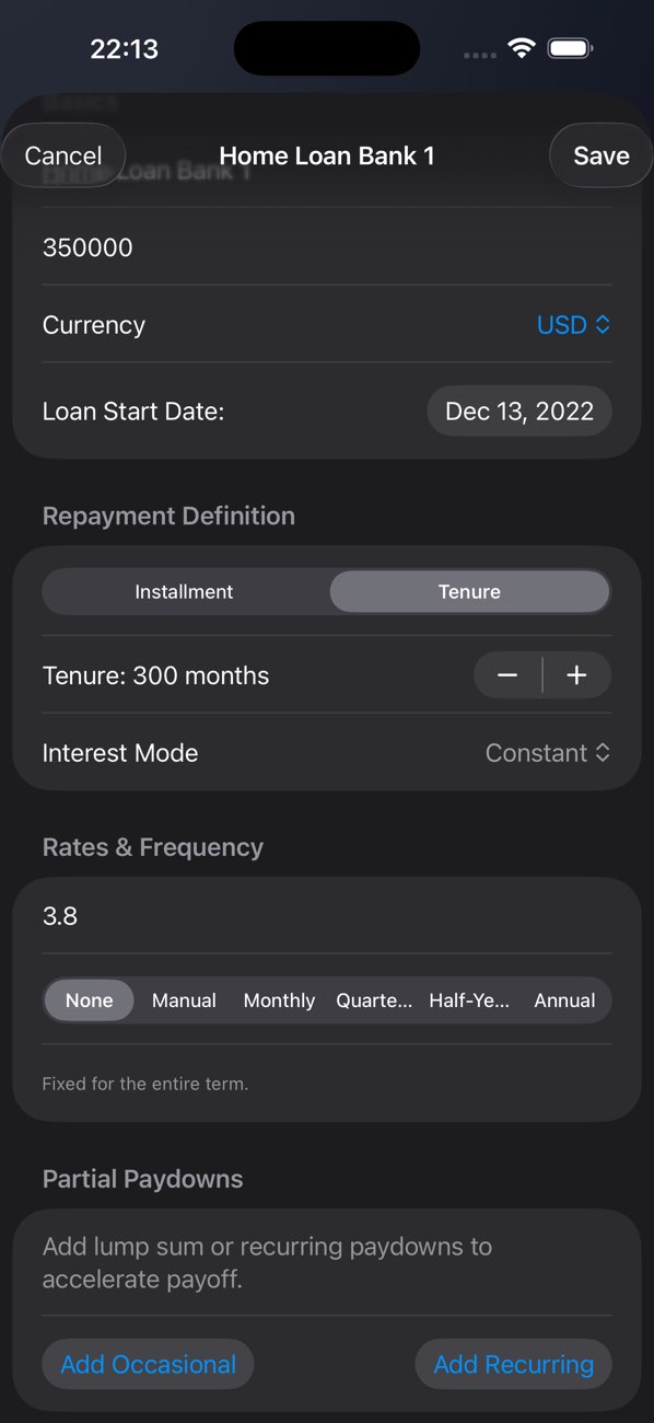 Classic Loan Calculator 2 screenshot