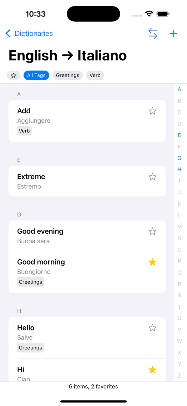 Word Archive screenshot